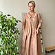 Платье Дона из плотного льна. Платья. Simply Wear by Di (Prokhorova Diana). Ярмарка Мастеров.  Фото №4