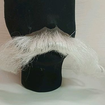 Украшения ручной работы. Ярмарка Мастеров - ручная работа Усы  Деда Мороза. Handmade.