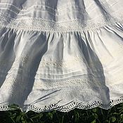 Одежда handmade. Livemaster - original item Petticoat with lace trim 