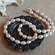 Колье "Римские каникулы" Жемчуг, серебро. Колье. Tatyana's Jewelry for the soul. Интернет-магазин Ярмарка Мастеров.  Фото №2