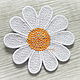 Brooch White Daisy 2"x2"(5x5cm) 10pcs Badge. Brooches. Embroidery Lace Anna Sintez. Online shopping on My Livemaster.  Фото №2
