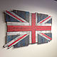  Декоративное панно Флаг Британии в стиле лофт, Панно, Москва,  Фото №1