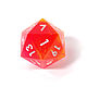 Большой дайс D20 для DnD Взрывная карамелька. Фишки и кости. Geek Shelf. Интернет-магазин Ярмарка Мастеров.  Фото №2