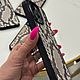 Заказать Чехол из натуральной кожи питона для IPhone 14 Pro Max. Маргарита. Ярмарка Мастеров. . Чехол Фото №3