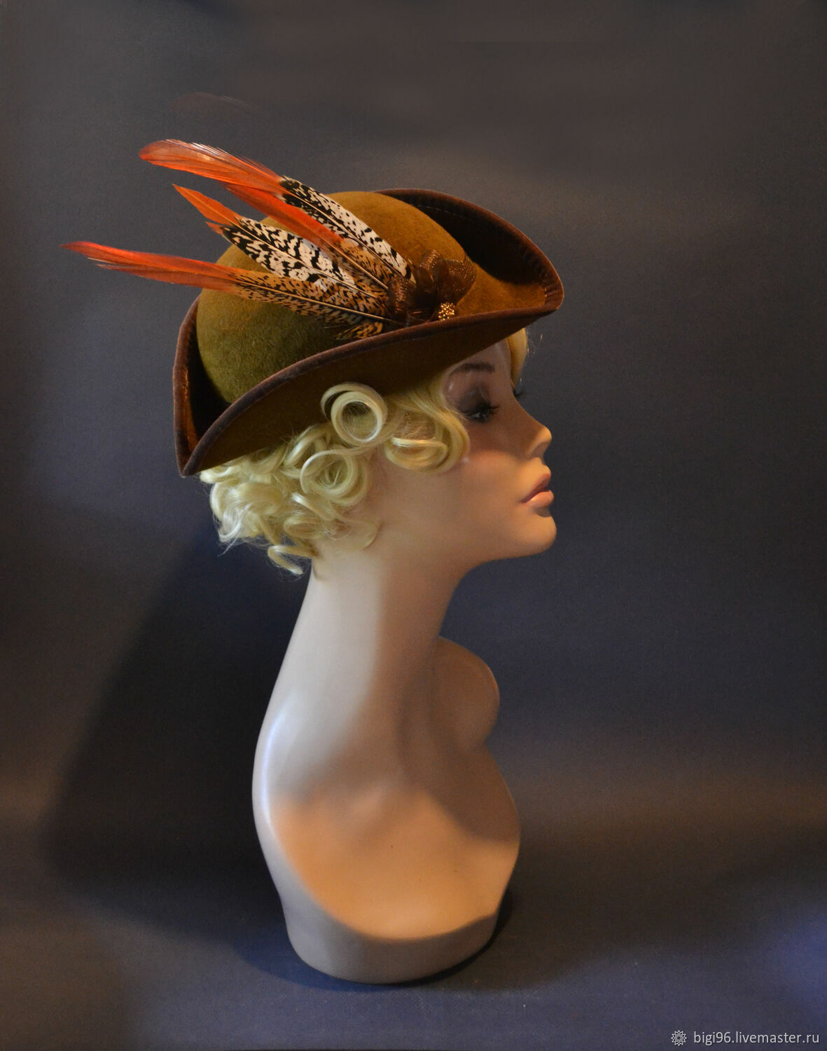 Шляпы: Шляпка Треуголка в интернет-магазине Ярмарка Мастеров по цене ...