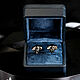 Запонки "Elephants" из серебра 925 с темным родиевым покрыти. Запонки. BUGAKOV jewelry. Интернет-магазин Ярмарка Мастеров.  Фото №2