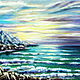 Painting Sea Seascape oil on canvas Evening breeze, Pictures, Moscow,  Фото №1