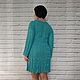 Knitted alpaca dress with cotton. Dresses. Knitted Things For All (matronka). My Livemaster. Фото №4