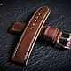 Ремешок для часов, кожа. Ремешок для часов. GM Leather. Интернет-магазин Ярмарка Мастеров.  Фото №2