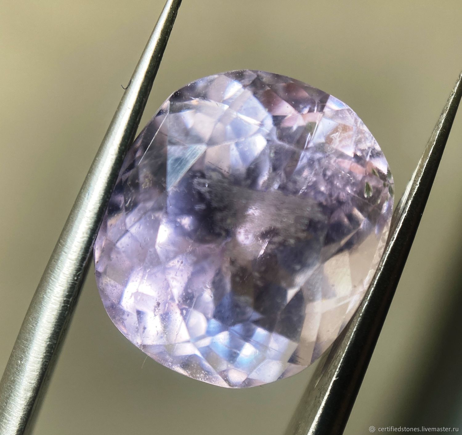 Кунцит 14.28 кт VS Африка купить в интернет-магазине Ярмарка Мастеров ...