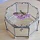 Order Wedding box. Jewelry box with filigree and herbarium. Glass Flowers. Livemaster. . Caskets for rings Фото №3