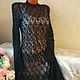 Elegant dress 'Black Swan-3'. Dresses. hand knitting from Galina Akhmedova. My Livemaster. Фото №5