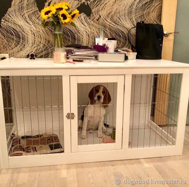 Строительство вольера в квартире для щенков и собак своими руками