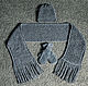 Set: scarf, hat and mittens (gray), Scarves, Nalchik,  Фото №1
