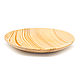 Large flat Wooden Plate 20.5 cm 100%#62. Plates. ART OF SIBERIA. Online shopping on My Livemaster.  Фото №2