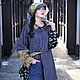  Васильковая в полоску. Рубашки. Елена. Бохо одежда 'Дело вкуса' (elena-delovkusa). Интернет-магазин Ярмарка Мастеров.  Фото №2