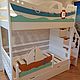 Кровать корабль. Мебель для детской. Bambini Letto. Эко мебель на заказ. Интернет-магазин Ярмарка Мастеров.  Фото №2