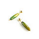 Earrings with green agate 'Forest melody' large earrings. Earrings. Irina Moro. My Livemaster. Фото №4
