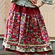 Юбка бохо "Малинка". Юбки. Елена. Бохо одежда 'Дело вкуса' (elena-delovkusa). Интернет-магазин Ярмарка Мастеров.  Фото №2