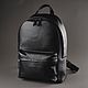 Backpack leather men's 'Lucas' (Black). Backpacks. DragonBags - Rucksack leather. Online shopping on My Livemaster.  Фото №2