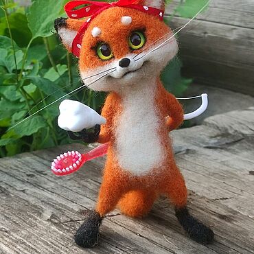 Куклы и игрушки ручной работы. Ярмарка Мастеров - ручная работа Лисичка. Handmade.