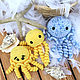 Soft toy Amigurumi Jellyfish 'Yuchi' set of 3 pcs. Amigurumi dolls and toys. merlin-hat (Merlin-hat). My Livemaster. Фото №4