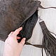 Suede bag art.1-390. Classic Bag. leather handbags handmade (i07s03v). Online shopping on My Livemaster.  Фото №2