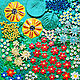 Painting flowers made of metal Summer garden. Bas-relief panel, mosaic. Pictures. House of the Sun (irina-bast). Online shopping on My Livemaster.  Фото №2