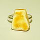 A ring with a royal landscape amber of natural shape. Rings. podaro4ek22. My Livemaster. Фото №4