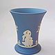 Винтаж: Красивая вазочка для цветов из бисквитного фарфора Wedgwood Англия. Вазы винтажные. vintage39. Интернет-магазин Ярмарка Мастеров.  Фото №2