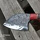 Нож тяпка топорик. Ножи. Кузнец Александр Музалевский (aleksandr-muzalevskij). Интернет-магазин Ярмарка Мастеров.  Фото №2