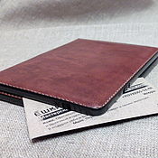 Канцелярские товары handmade. Livemaster - original item Cover for passports or auto documents. Document case. Handmade.