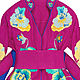 Fuchsia dress with floral embroidery. Dresses. Plahta Viktoriya. Online shopping on My Livemaster.  Фото №2