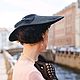 Шляпка в стиле Диор (Dior) из бархата. Family hats, Шляпы, Санкт-Петербург,  Фото №1