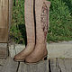 Felted boots 'Elegant beige', Footwear, Irkutsk,  Фото №1