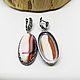 Bereginya earrings (carnelian agate). Earrings. Selberiya shop. Online shopping on My Livemaster.  Фото №2