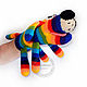 Knitted dog. Toy on hand. Stuffed Toys. GALAtoys. Online shopping on My Livemaster.  Фото №2