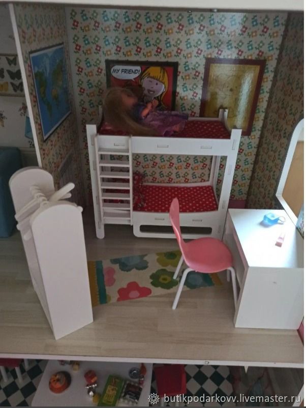 Мебель для кукол до 10 см
