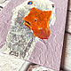 Order 'Prynts!' painting with a goose (lilac, white, pastel). Nadezda Perova. Livemaster. . Pictures Фото №3