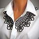 Collar de encaje negro (frivolite), Collars, Sayanogorsk,  Фото №1