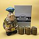 Order The paratrooper shtof porcelain. Professional kit. Veselyj farfor. Livemaster. . Souvenirs by profession Фото №3