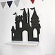 Полка Замок Черный. Полки. Little House Decor. Ярмарка Мастеров.  Фото №6