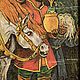 Винтаж: Картина.Русские народные сказки.Холст.Масло.СССР. Статуэтки винтажные. Антик.Декор.Винтаж. Ярмарка Мастеров.  Фото №8