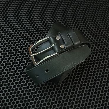 Аксессуары ручной работы. Ярмарка Мастеров - ручная работа Ремень из натуральной кожи. 40мм. Handmade.