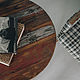 Coffee table 'Ratas' with a table top made of barn boards. Tables. uloft. My Livemaster. Фото №5