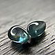 Кианиты природные, пара,8х5.1мм, 2.855 карата. Заготовки для украшений. Natural Gemstones. Ярмарка Мастеров.  Фото №4