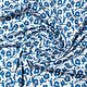 Заказать Ситец "Синие цветы на белом", 1052214. Итальянские ткани. Ярмарка Мастеров. . Ткани Фото №3