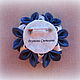 Order Brooch in the technique of kanzashi Stylish. Rainbow colors. Livemaster. . Brooches Фото №3