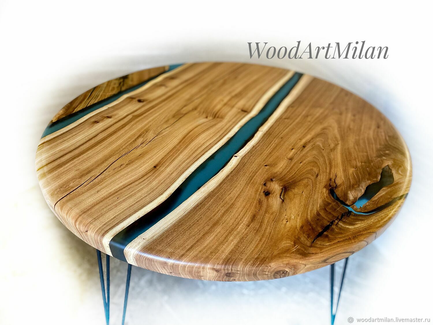 Обеденный стол из слэба вяза. Кофейный стол река – купить на Ярмарке ...