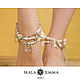 Triple leg bracelet. Bead bracelet. Mala by Jemma. My Livemaster. Фото №6